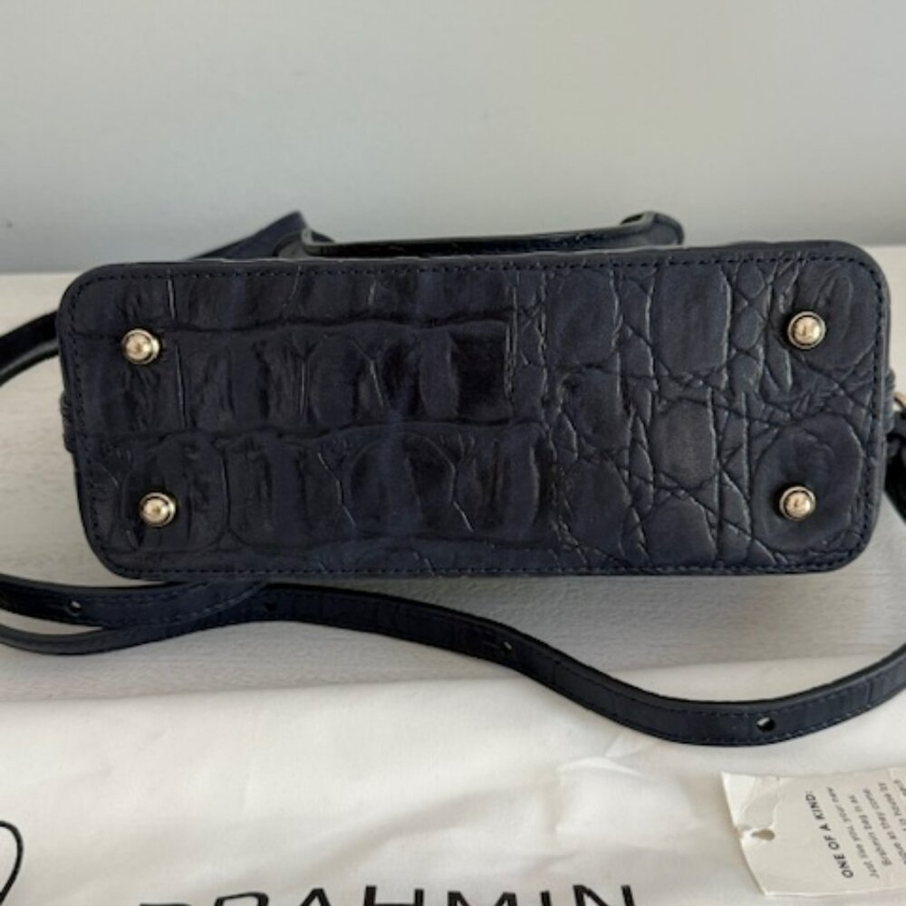 Brahmin Duxie Poolside Basque Genuine Leather Crossbody/Handbag - Picture 8 of 10